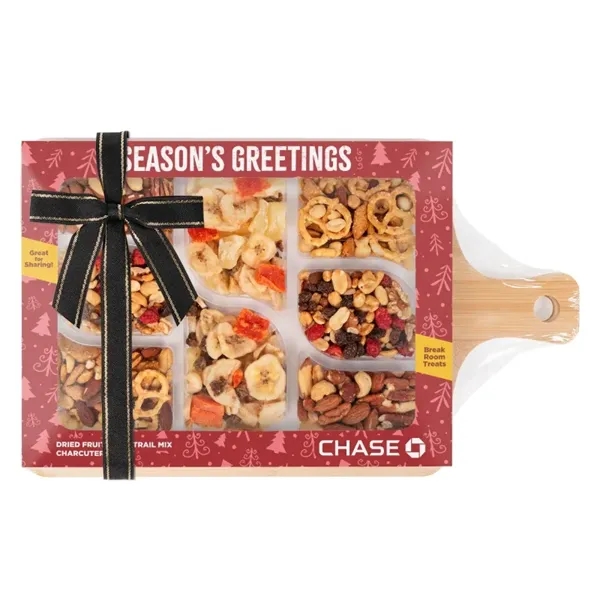 Healthy Harvest Charcuterie Tray with Bamboo Board... from ASI 44900 NC Custom (CI/Lanco) / Chocolate Inn