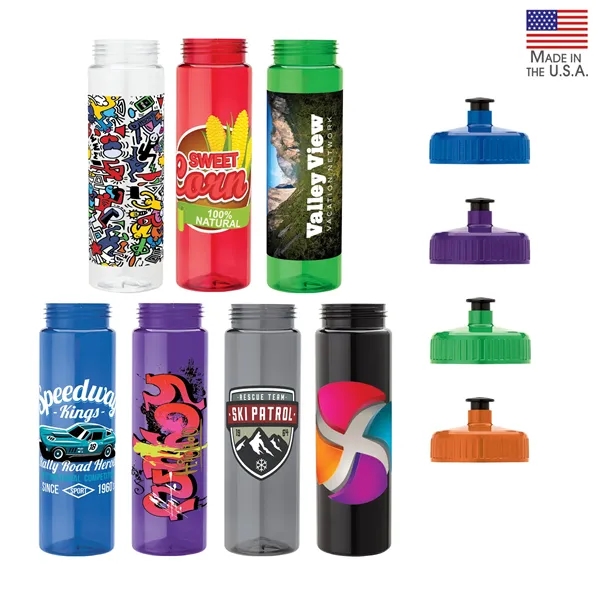 25 oz. water bottle and a pull spout top.... from ASI 67866 Logomark/Valumark / Valumark™