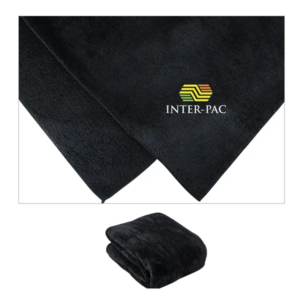 Shetland Sherpa 50 x 60 Reversible Blanket... from ASI 67866 Logomark/Valumark