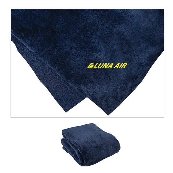 Shetland Sherpa 50 x 60 Reversible Blanket... from ASI 67866 Logomark/Valumark