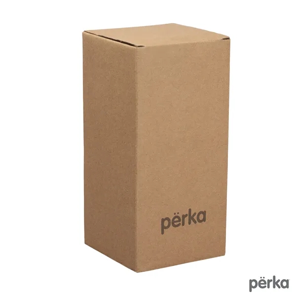 3.38" x 7.31" x 3.38" Perka® Erie 16-ounce double-wall stainless steel... from ASI 67866 Logomark/Valumark