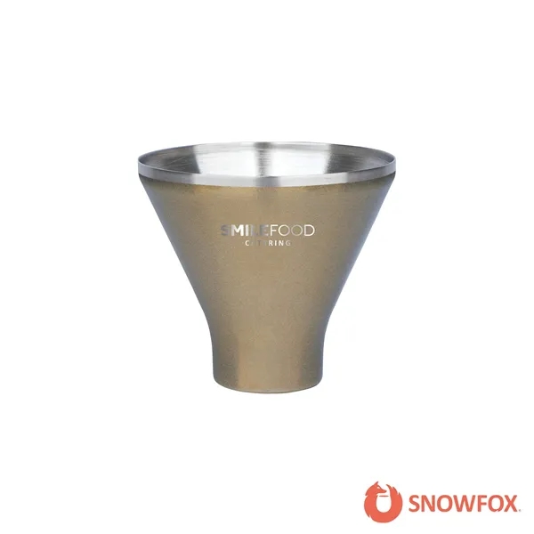Snowfox® 8 oz. Vacuum Insulated Martini Cup... from ASI 67866 Logomark/Valumark