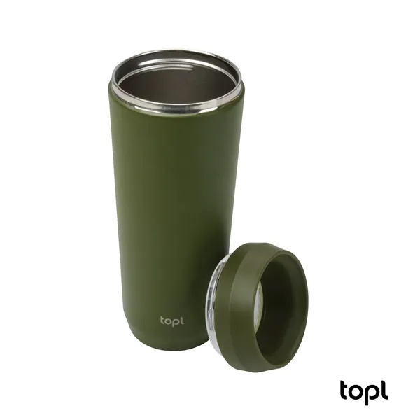 TOPL® 20 oz. Double Wall, Recycled Stainless Steel 360deg...... from ASI 67866 Logomark/Valumark