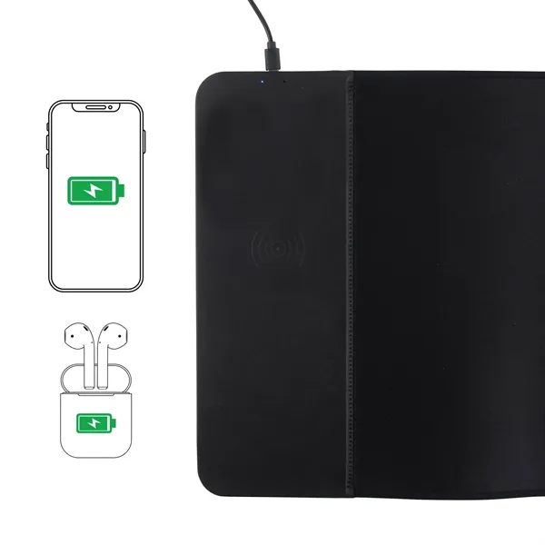 Jacob Wireless Charging Mouse Pad... from ASI 67866 Logomark/Valumark