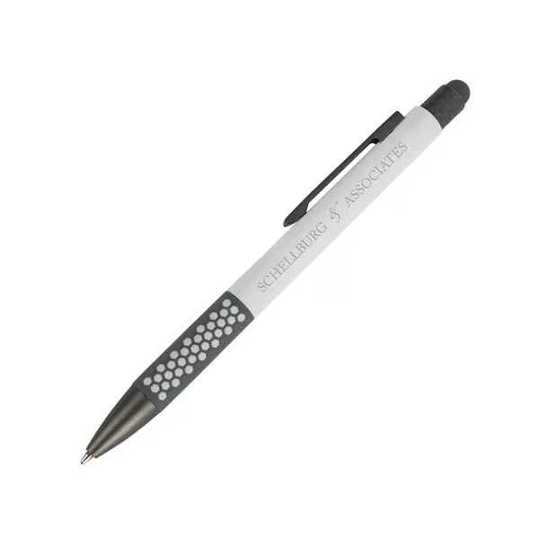Carnaby Plunge-Action Ballpoint / Stylus... from ASI 67866 Logomark/Valumark