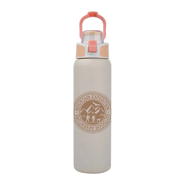 Brooke 28 oz. Double Wall, Stainless Steel Water Bottle... from ASI 67866 Logomark/Valumark