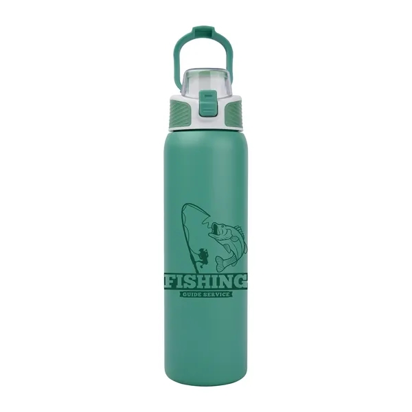 Brooke 28 oz. Double Wall, Stainless Steel Water Bottle... from ASI 67866 Logomark/Valumark