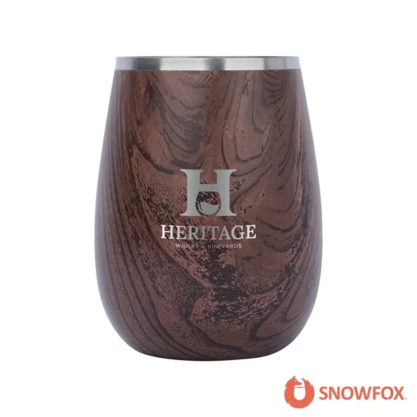 Snowfox® 12 oz. Vacuum Insulated Grand Pinot Wine Glass... from ASI 67866 Logomark/Valumark
