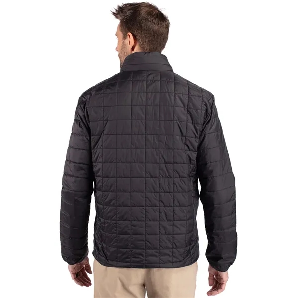 Men's puffer jacket with insulation, full-zip, hood, wind and water resistance,... from ASI 47965 Cutter & Buck