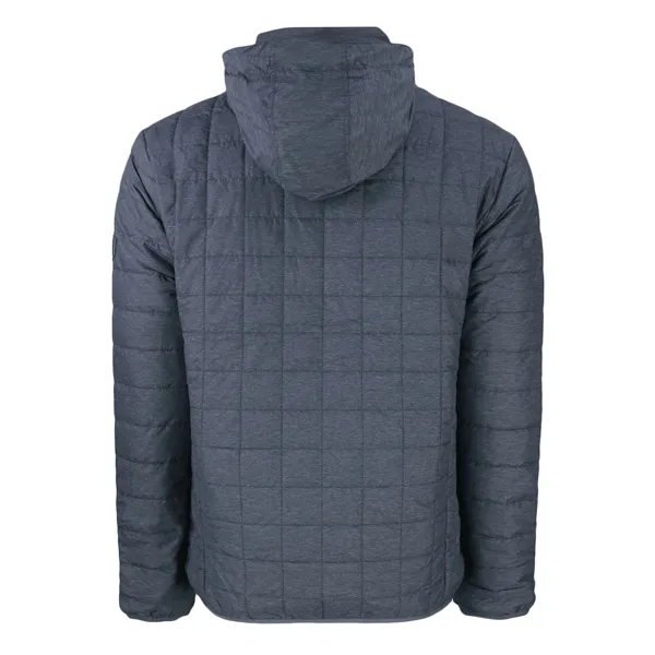 Men's puffer jacket with insulation, full-zip, hood, wind and water resistance,... from ASI 47965 Cutter & Buck