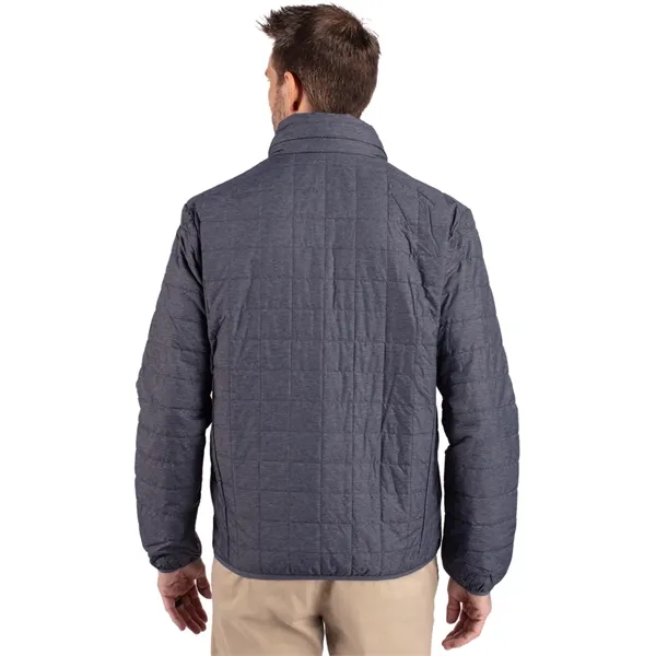 Men's puffer jacket with insulation, full-zip, hood, wind and water resistance,... from ASI 47965 Cutter & Buck