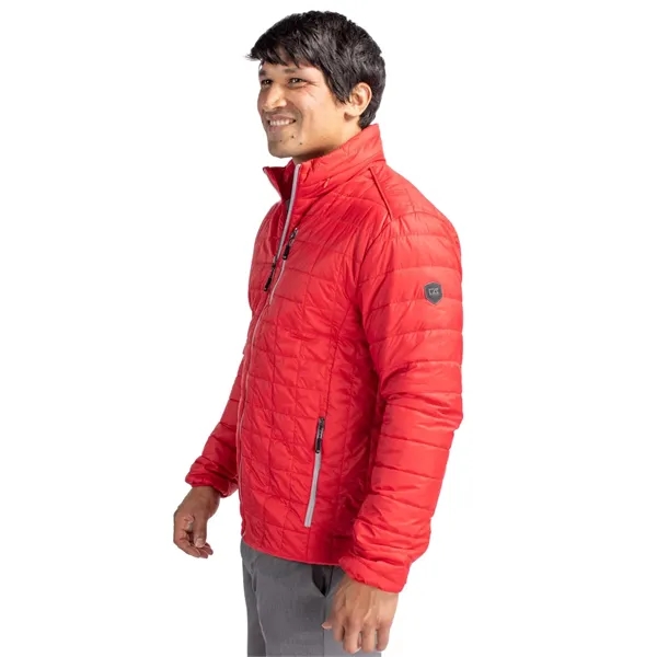 Men's puffer jacket with insulation, full-zip, hood, wind and water resistance,... from ASI 47965 Cutter & Buck