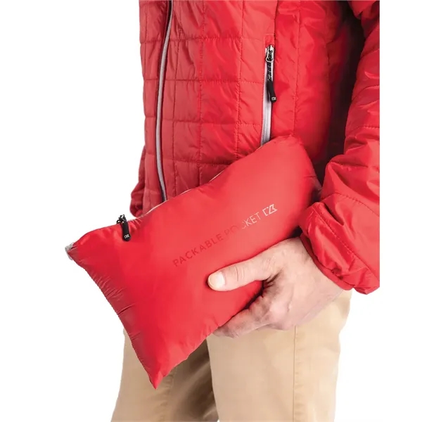 Men's puffer jacket with insulation, full-zip, hood, wind and water resistance,... from ASI 47965 Cutter & Buck