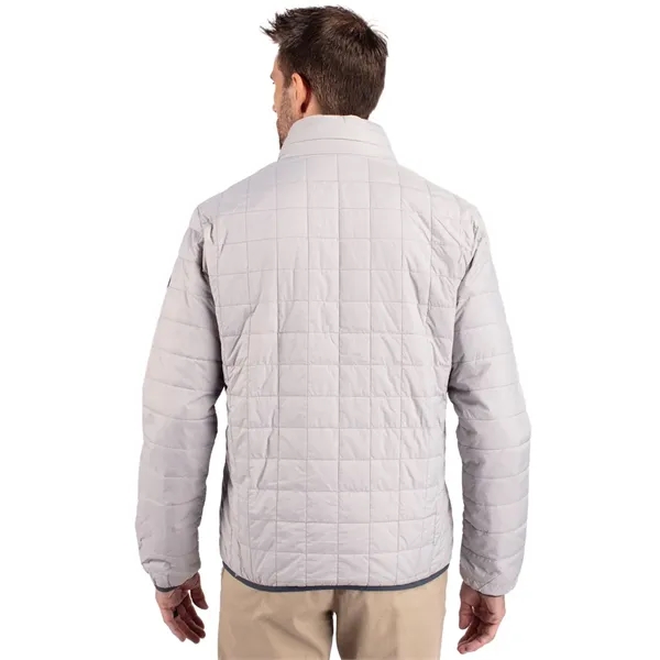 Men's puffer jacket with insulation, full-zip, hood, wind and water resistance,... from ASI 47965 Cutter & Buck