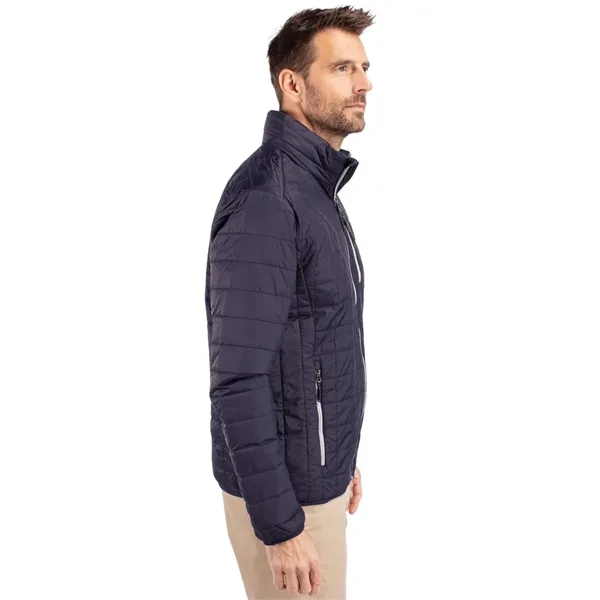 Men's puffer jacket with insulation, full-zip, hood, wind and water resistance,... from ASI 47965 Cutter & Buck