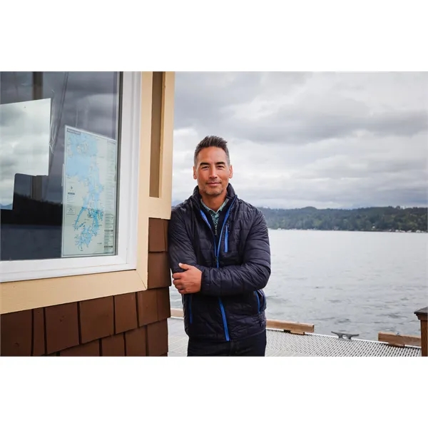 Men's jacket with a full-zip, insulation, wind and water resistance, hood,... from ASI 47965 Cutter & Buck