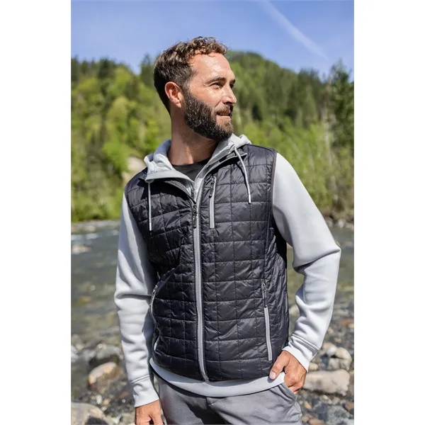 Men's puffy vest with insulation, full-zip, wind and water resistance, and... from ASI 47965 Cutter & Buck