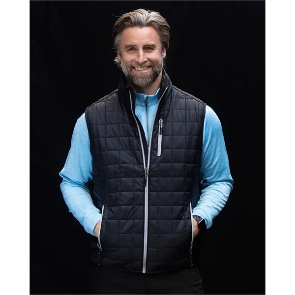 Men's puffy vest with insulation, full-zip, wind and water resistance, and... from ASI 47965 Cutter & Buck