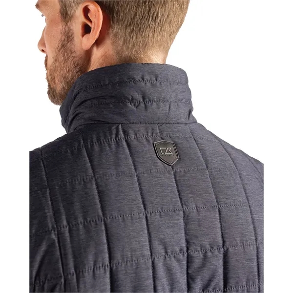 Men's puffy vest with insulation, full-zip, wind and water resistance, and... from ASI 47965 Cutter & Buck