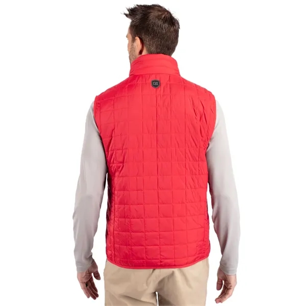 Men's puffy vest with insulation, full-zip, wind and water resistance, and... from ASI 47965 Cutter & Buck