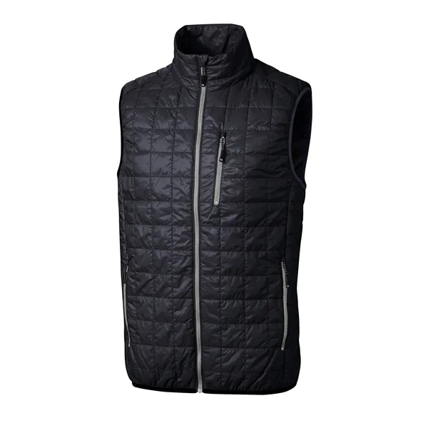 Men's puffy vest with insulation, full-zip, wind and water resistance, and... from ASI 47965 Cutter & Buck