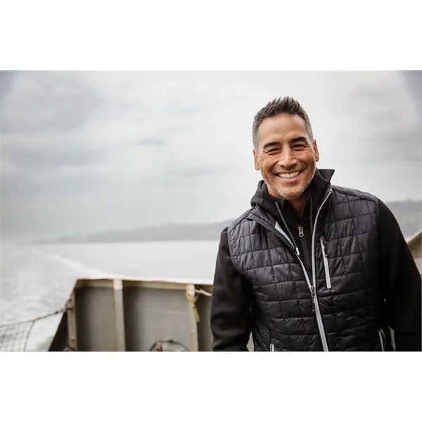 Men's puffer vest with a full-zip, insulation, wind and water resistance,... from ASI 47965 Cutter & Buck