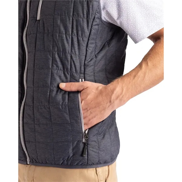 Men's puffer vest with a full-zip, insulation, wind and water resistance,... from ASI 47965 Cutter & Buck