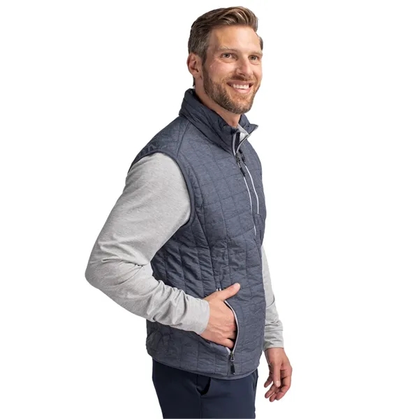 Men's puffer vest with a full-zip, insulation, wind and water resistance,... from ASI 47965 Cutter & Buck