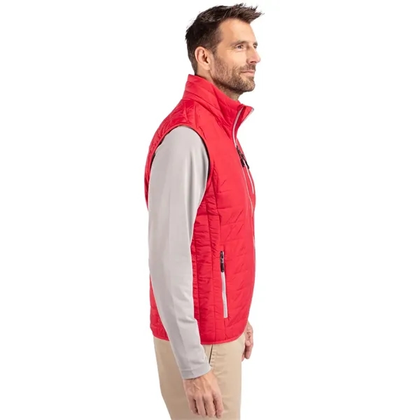 Men's puffer vest with a full-zip, insulation, wind and water resistance,... from ASI 47965 Cutter & Buck