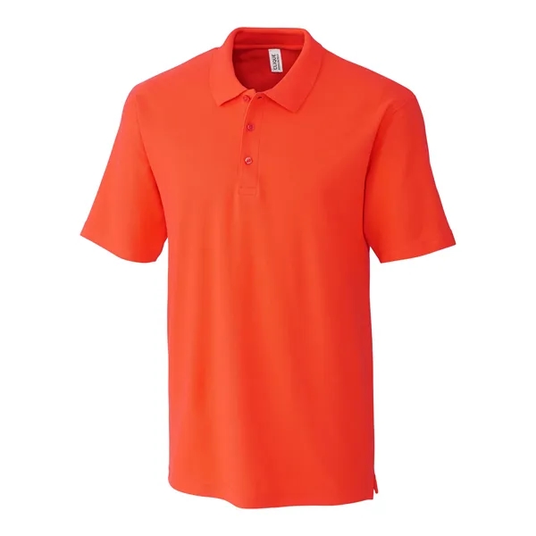 Men's polo with short sleeves, rib-knit collar, three-button placket, and side... from ASI 47965 Cutter & Buck