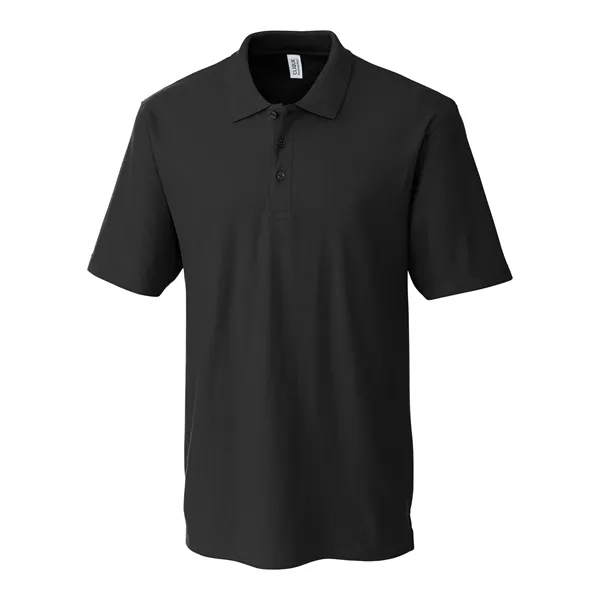 Men's polo with short sleeves, rib-knit collar, three-button placket, and side... from ASI 47965 Cutter & Buck