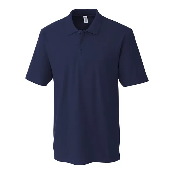 Men's polo with short sleeves, rib-knit collar, three-button placket, and side... from ASI 47965 Cutter & Buck