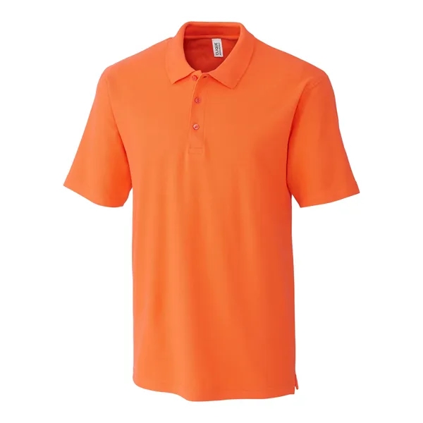 Men's polo with short sleeves, rib-knit collar, three-button placket, and side... from ASI 47965 Cutter & Buck