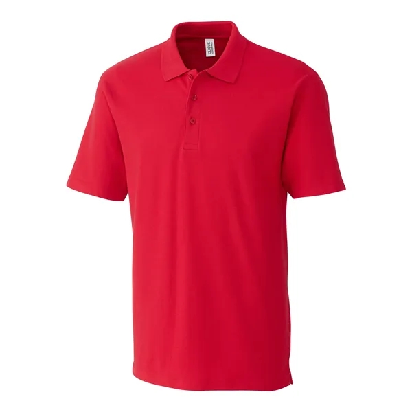 Men's polo with short sleeves, rib-knit collar, three-button placket, and side... from ASI 47965 Cutter & Buck