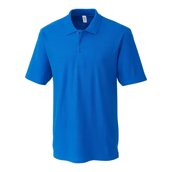 Men's polo with short sleeves, rib-knit collar, three-button placket, and side... from ASI 47965 Cutter & Buck
