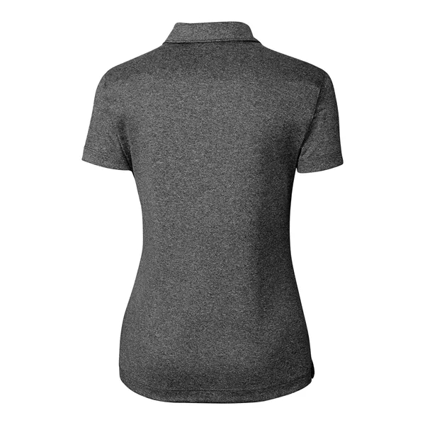 Women's polo with short sleeves, three-button placket, self-fabric neck trim, and... from ASI 47965 Cutter & Buck