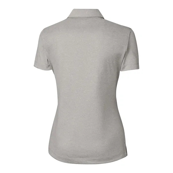 Women's polo with short sleeves, three-button placket, self-fabric neck trim, and... from ASI 47965 Cutter & Buck