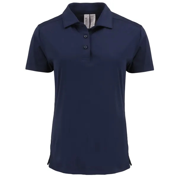 Women's polo with short sleeves, three-button placket, self-fabric neck trim, and... from ASI 47965 Cutter & Buck