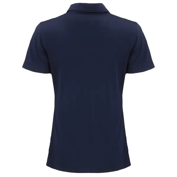 Women's polo with short sleeves, three-button placket, self-fabric neck trim, and... from ASI 47965 Cutter & Buck