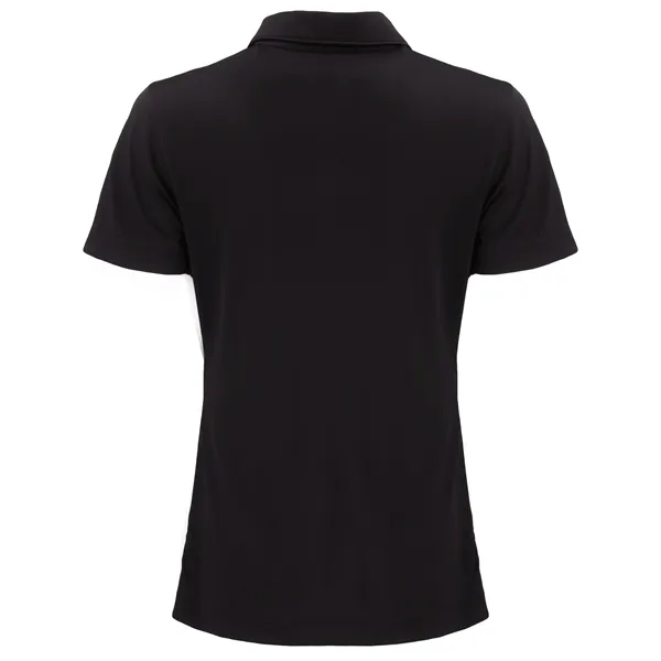 Women's polo with short sleeves, three-button placket, self-fabric neck trim, and... from ASI 47965 Cutter & Buck