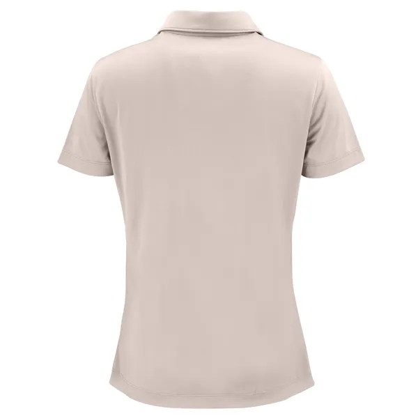 Women's polo with short sleeves, three-button placket, self-fabric neck trim, and... from ASI 47965 Cutter & Buck