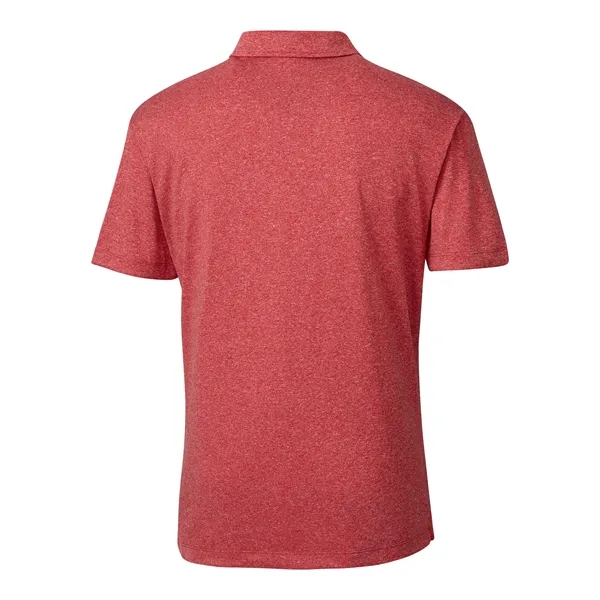 Men's polo with short sleeves, three-button placket, self-fabric neck trim, and... from ASI 47965 Cutter & Buck