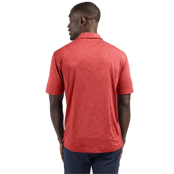 Men's polo with short sleeves, three-button placket, self-fabric neck trim, and... from ASI 47965 Cutter & Buck