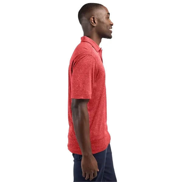 Men's polo with short sleeves, three-button placket, self-fabric neck trim, and... from ASI 47965 Cutter & Buck