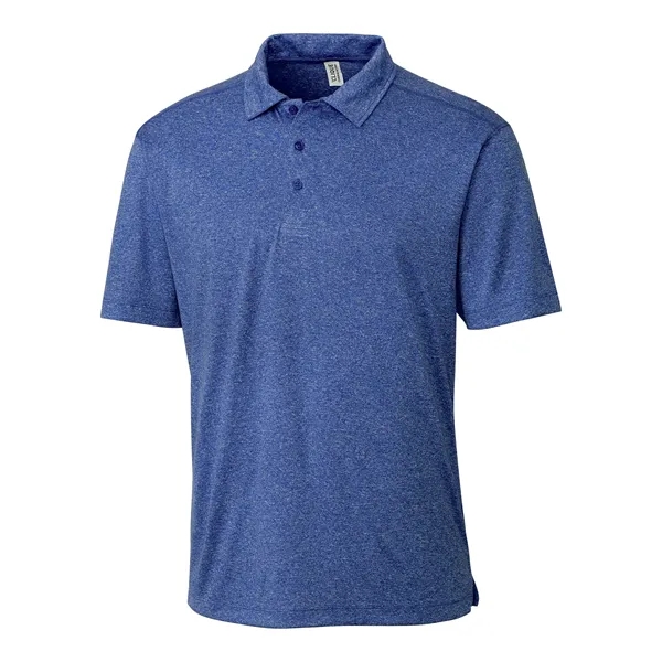 Men's polo with short sleeves, three-button placket, self-fabric neck trim, and... from ASI 47965 Cutter & Buck