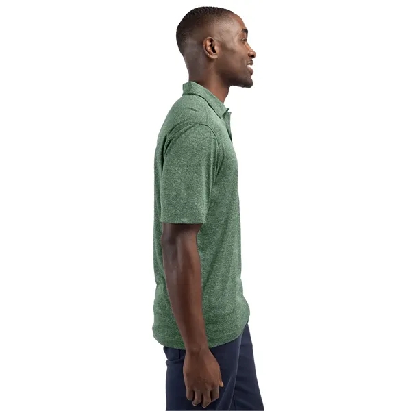 Men's polo with short sleeves, three-button placket, self-fabric neck trim, and... from ASI 47965 Cutter & Buck