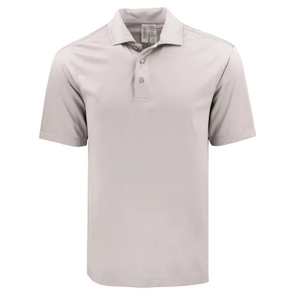 Men's polo with short sleeves, three-button placket, self-fabric neck trim, and... from ASI 47965 Cutter & Buck