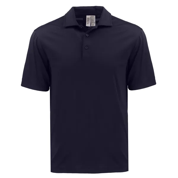 Men's polo with short sleeves, three-button placket, self-fabric neck trim, and... from ASI 47965 Cutter & Buck