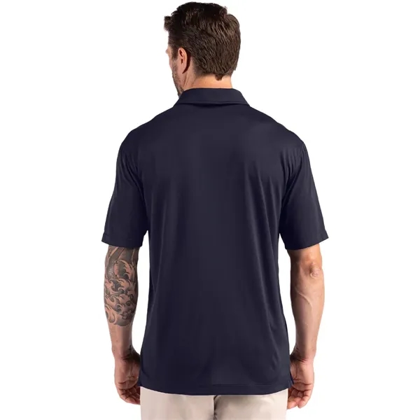 Men's polo with short sleeves, three-button placket, self-fabric neck trim, and... from ASI 47965 Cutter & Buck