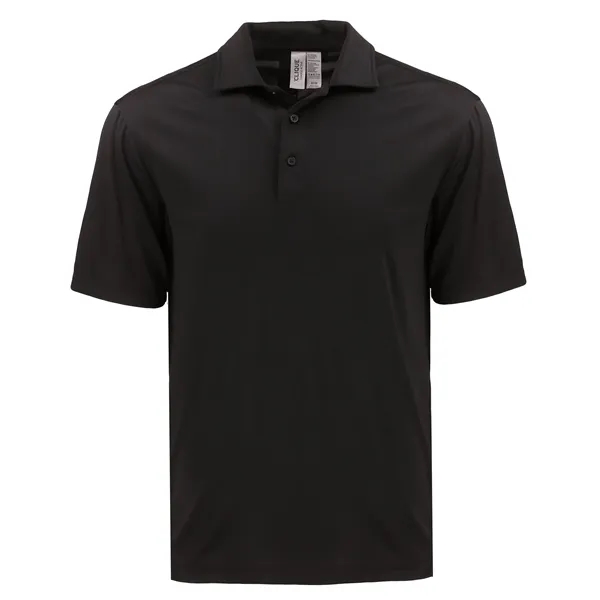 Men's polo with short sleeves, three-button placket, self-fabric neck trim, and... from ASI 47965 Cutter & Buck